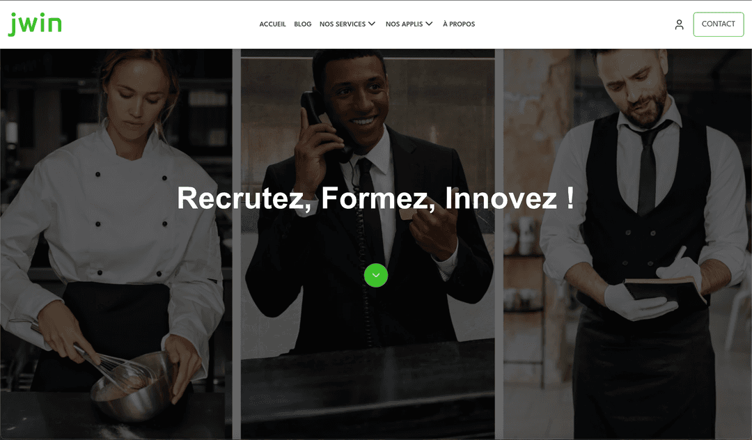 Site vitrine Jwin